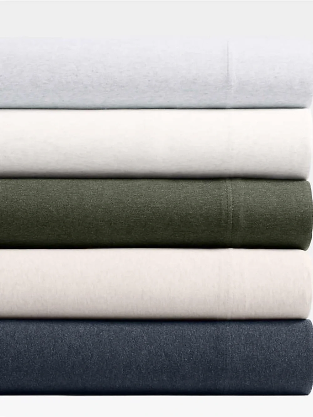 Crate&Barrel Organic Cotton Jersey Midnight Navy Blue Twin/Twin XL Flat Sheets